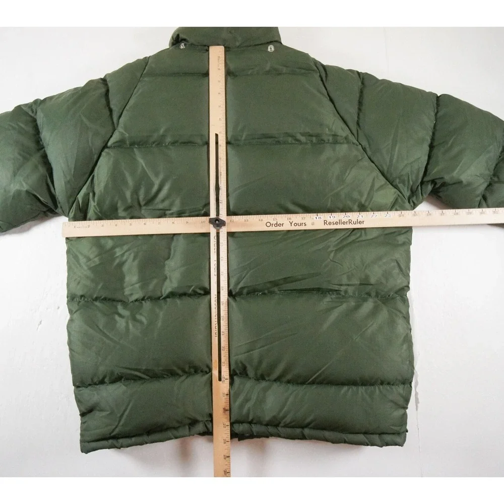 Vintage The North Face Jacket Mens Large Green Puffer Down Filled 70s RARE
